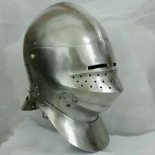 Medieval Halloween Knight Close Armor Helmet Replica for larp reanctment picture