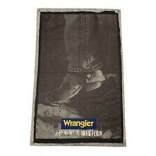 Vintage Wrangler Authentic Western Cloth Advertising Store Banner picture