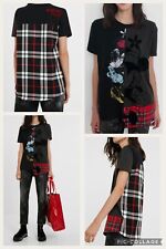 Sold Out DESIGUAL Minnie Mouse tartan Womens T-shirt  Size Medium Disney picture