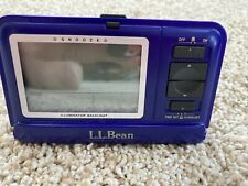 LL Bean Night Finder IV Digital Travel Alarm Clock: Blue with LED Backlight picture