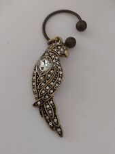 Parrot Figure Faux Crystals Ornate Chico's 2010 Keyring Charm Accessory picture