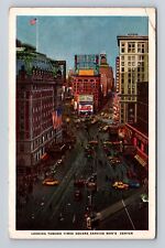 New York City, Times Square Service Men's Center, Antique Vintage c1943 Postcard picture