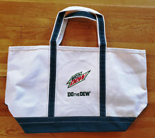 Mountain MTN DEW Canvas Tote Bag Do the Dew LIMITED EDITION Promo NEW Rare picture