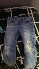 Size 30-32: Men’s American Eagle Ripped Blue Jeans picture