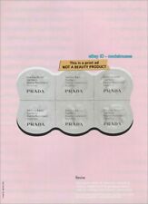 PRADA Beauty 2-Page Magazine PRINT AD Spring 2001 picture