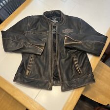 Men’s Authentic Harley riding leather jacket 97085-12vm. picture