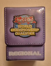 2018 SEALED WCQ Regional Purple Deck Box RARE Yu-gi-oh YGO Purple Deck Holder picture