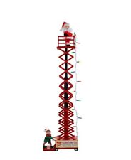 Mr Christmas Musical Animated Musical Santas Scissor Lift (Read) picture