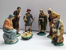 Vintage  KARL KUOLT Nativity Set Christmas 7 Piece SET 6