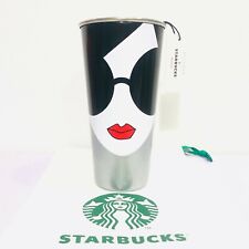 Starbucks+alice+olivia Stainless steel Tumbler 16oz.Double Wall AO Iconic Stace picture