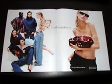 GUCCI 4-Page Magazine PRINT AD Spring 2024 SEXY WOMEN Ankles LEGS Thighs FEET picture