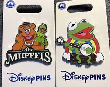 Disney Parks The Muppets Fozzie Bear Kermit The Frog Banjo 2 Pins picture