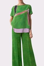 AKRIS Layered Silk Tunic Blouse Sz IT 42 US 6 NWT $1,390  picture