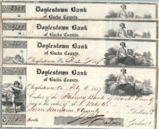 Doylestown Pennsylvania Bank of Bucks County Checks 1857 picture