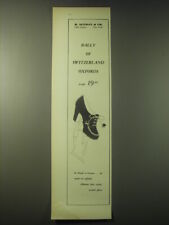 1948 Bally of Switzerland Oxford Shoes Advertisement picture