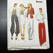 Vintage 1970s Butterick 4793 Kenzo Jacket Pants + Shorts Sewing Pattern 8 UNCUT picture