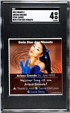 Ariana Grande 2022 Bravo 2 Star Cards Dein Star Des Monats SGC 7 Near Mint picture