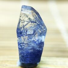 2Ct Very Rare NATURAL Beautiful Blue Dumortierite Quartz Crystal Specimen picture