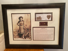 Annie Oakley Commemorative Framed Set NRA Bullet, Target / Ticket, Photo 16X20 picture