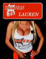 Hooters Uniform Lauren Name Tag Pin Back Dress Up Role Play Costume Accessory picture