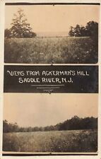 Views from Ackerman's Hill Saddle River New Jersey NJ c1910 Real Photo RPPC picture