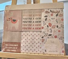 RARE Lauren Conrad Retired BOHO You're A Gem Llama Floral Heart Sticky Note Set picture
