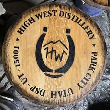 High West Distillery Bourbon Barrel Head 21.5” Diameter picture