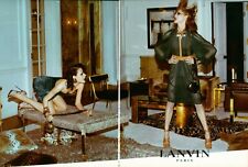 LANVIN Footwear Magazine Print Ad Advert long legs high heels shoes 2011 picture
