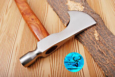 HANDMADE CARBON STEEL AXE/HATCHET INTEGRAL VIKING TOMAHAWK THROWING TACTICAL-634 picture