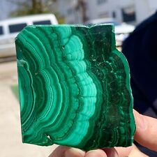 185G Natural glossy Malachite transparent cluster rough mineral sample picture