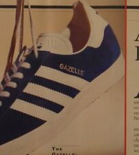 Vintage 1990's ADIDAS GAZELLE Tennis Shoe Revival SNEAKER Company Print Article picture