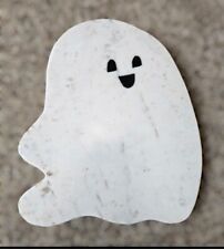 NWT REAL NATURAL MARBLE GHOST CHARCUTERIE CHEESE BOARD PLATTER FAST SHIPPING  picture
