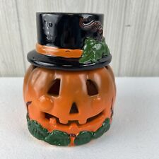 Vintage Ceramic Jack O Lantern Warmer 1987 The Calabasas Collection Halloween picture