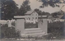 RPPC Postcard Centre Walk Steps  Olde Yellow Meeting House Upper Freehold NJ  picture