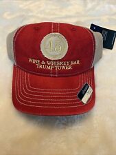 Trump Tower 45th President Red Hat Wine Whiskey Bar Not Available Public RARE picture