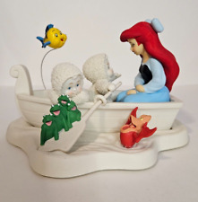 Rare Department 56 Riding The Sea With Ariel Snowbabies Collection with Box picture