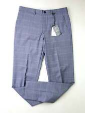 AX Armani Exchange SLIM FIT Men's Blue Windowpane Dress Pants 32 x 30 picture