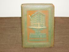 VINTAGE 1923 THE BINGHAMTON SAVINGS BANK NEW YORK BOOK of THRIFT BANK *NO KEY picture