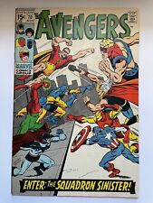 Avengers #70 (1969) 1st Appearance Squadron Sinister.  Marvel Comics Hyperion picture