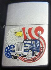 ZIPPO Lighter American Spirit American -  Eagle - Truckers. OG box included. EUC picture