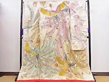 Japanese Kimono Uchikake Wedding Pure Silk japan 1572 picture