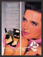 Lancome Paris Poudre Majeur Teint Majeur 1980s Print Advertisement Ad 1988 picture