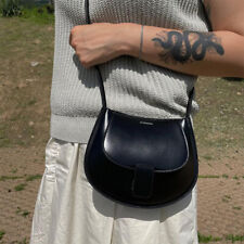 JIL SANDER saddlebag retro half-moon bag shoulder crossbody flap women's bag picture