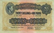 East Africa - 20 Shillings = 1 Pound - P-30a - 1 June 1939 dated Foreign Paper M picture