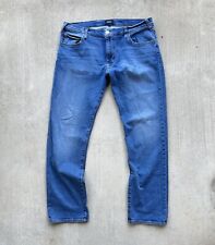 Giorgio Armani Jeans Men Size 38x32 Straight Fit Blue Denim  picture
