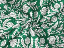Indian Block Print Cotton Fabric Handmade Fabric for Women Fashion and Clothing picture