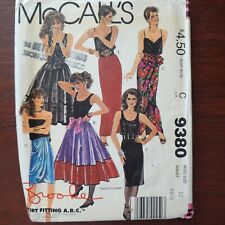 McCall's #9380 Brooke Vintage 1984 Shirt & Sash Misses Size 12 Uncut picture