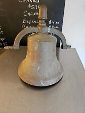 Antique Original Authentic Locomotive Train Bell Copper or Brass WEIGHS 21LBS picture
