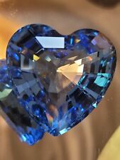 Swarovski Crystal Limited EDITION 1997 Blue Heart Figurine MINT NO BOX NO COA pz picture