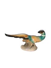 Vintage Royal Copley Ceramic Hand Painted Retro MCM Ring Neck Pheasant READ picture